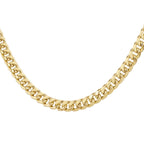 Hatton Garden Close Out - Italian Made 9K Yellow Gold Cuban Necklace (Size - 20),  Gold Wt. 18.03 Gms