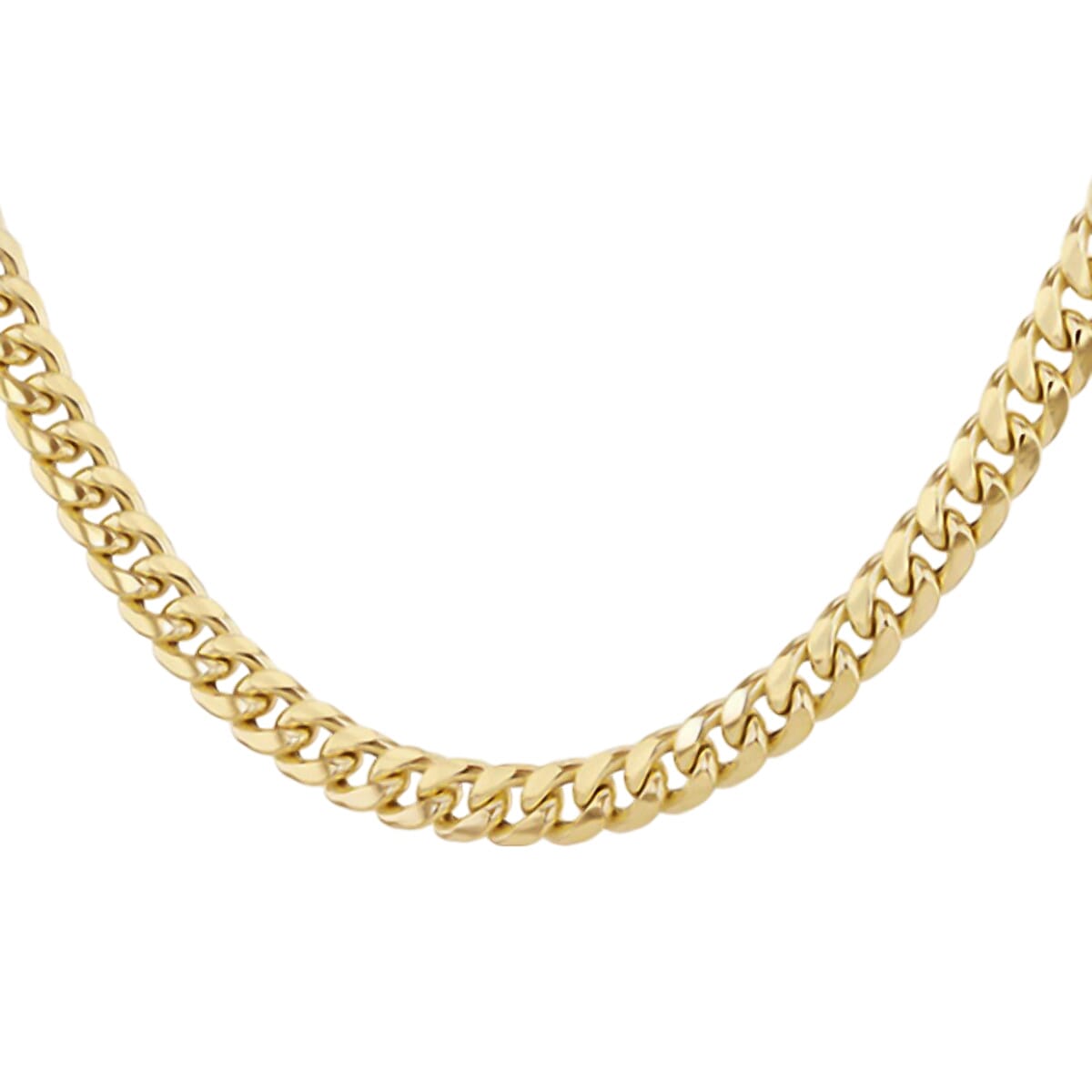 Hatton Garden Close Out - Italian Made 9K Yellow Gold Cuban Necklace (Size - 20),  Gold Wt. 18.03 Gms 7763539 1
