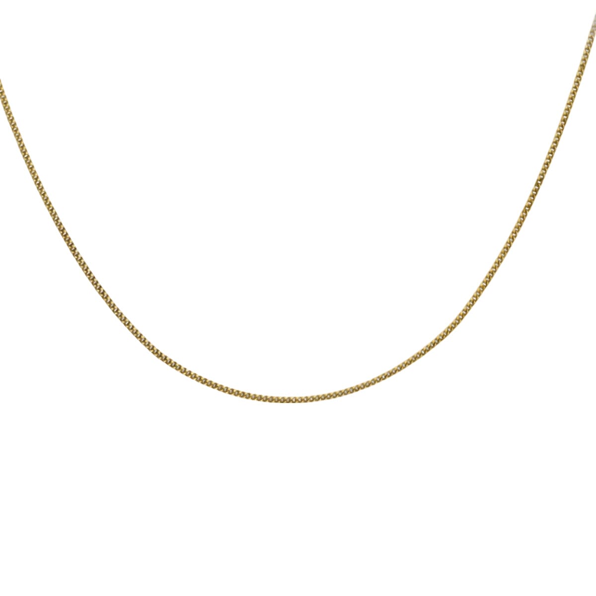 Vicenza Closeout - 9K Yellow Gold Diamond Cut Curb Chain (Size - 20) 7722971 1