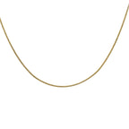Vicenza Closeout - 9K Yellow Gold Diamond Cut Curb Chain (Size - 20)