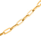 Hatton Garden - 9K Yellow Gold Paperclip Chain (Size - 20 Inch)