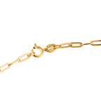 Hatton Garden - 9K Yellow Gold Paperclip Chain (Size - 20 Inch)