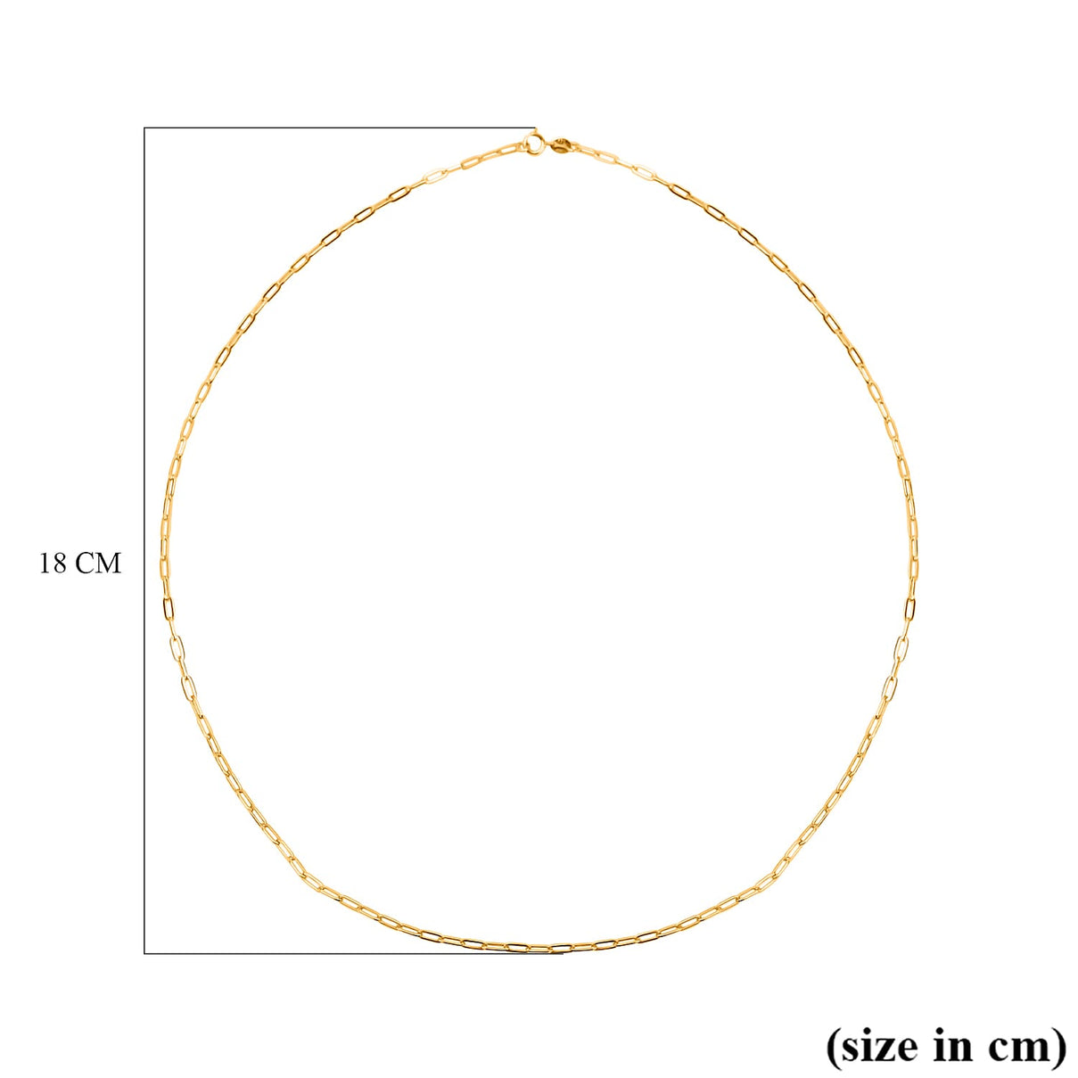 Hatton Garden - 9K Yellow Gold Paperclip Chain (Size - 20 Inch) 7763300 4