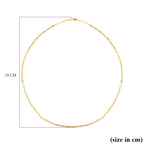 Hatton Garden - 9K Yellow Gold Paperclip Chain (Size - 20 Inch)
