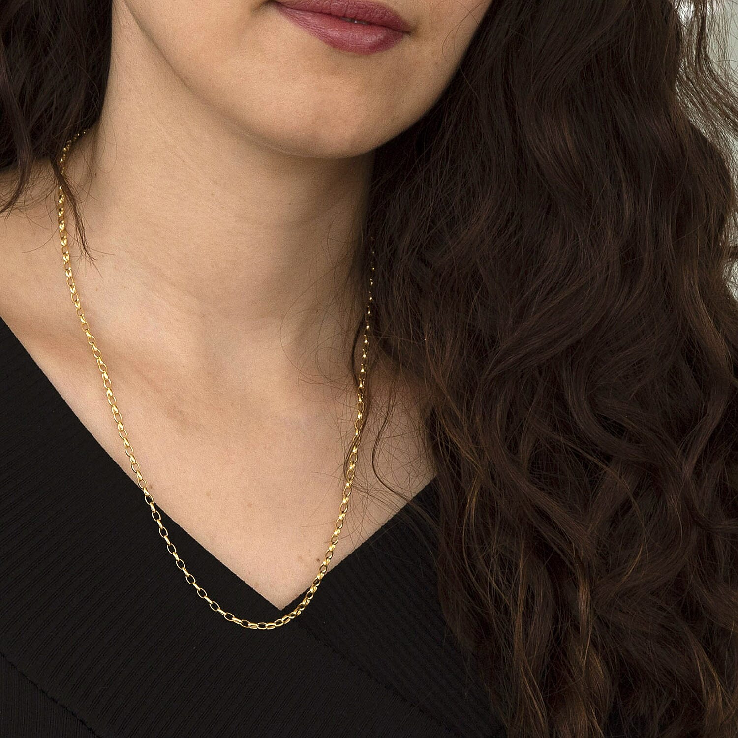Oval Belcher Chain 20 Inch in 9K Yellow Gold 7578791 1