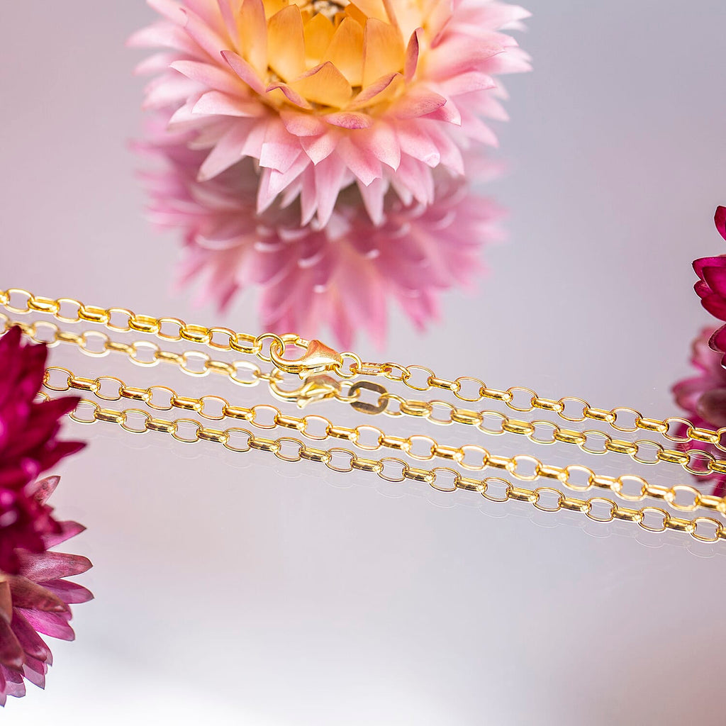 9K Yellow Gold  Chain (Size - 20),  Gold Wt. 2.3 Gms
