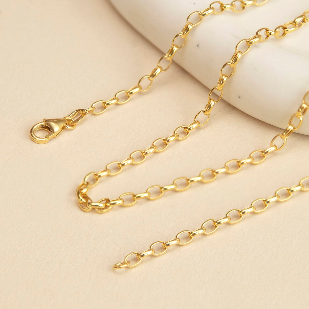 9K Yellow Gold  Chain (Size - 20),  Gold Wt. 2.3 Gms