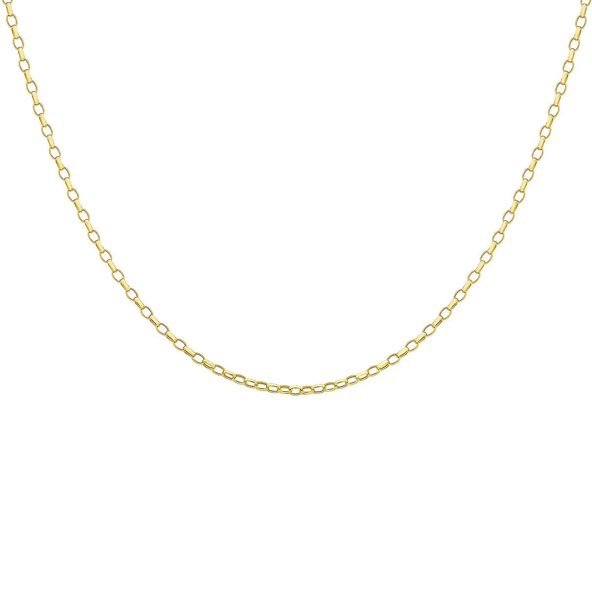 Oval Belcher Chain 20 Inch in 9K Yellow Gold 7578791 4