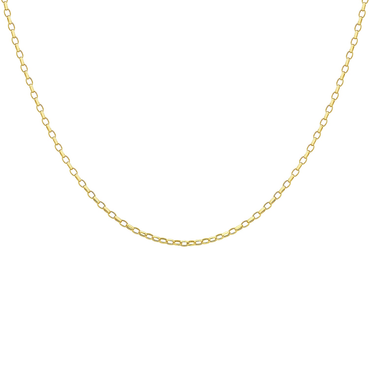 Oval Belcher Chain 20 Inch in 9K Yellow Gold 7578791 4