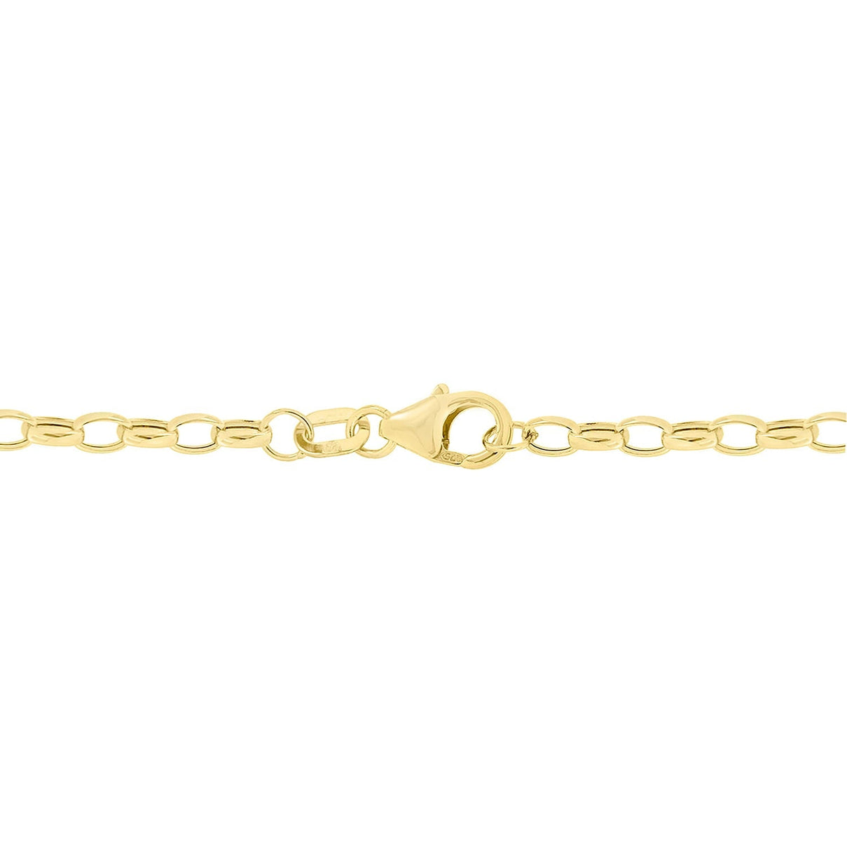 Oval Belcher Chain 20 Inch in 9K Yellow Gold 7578791 5