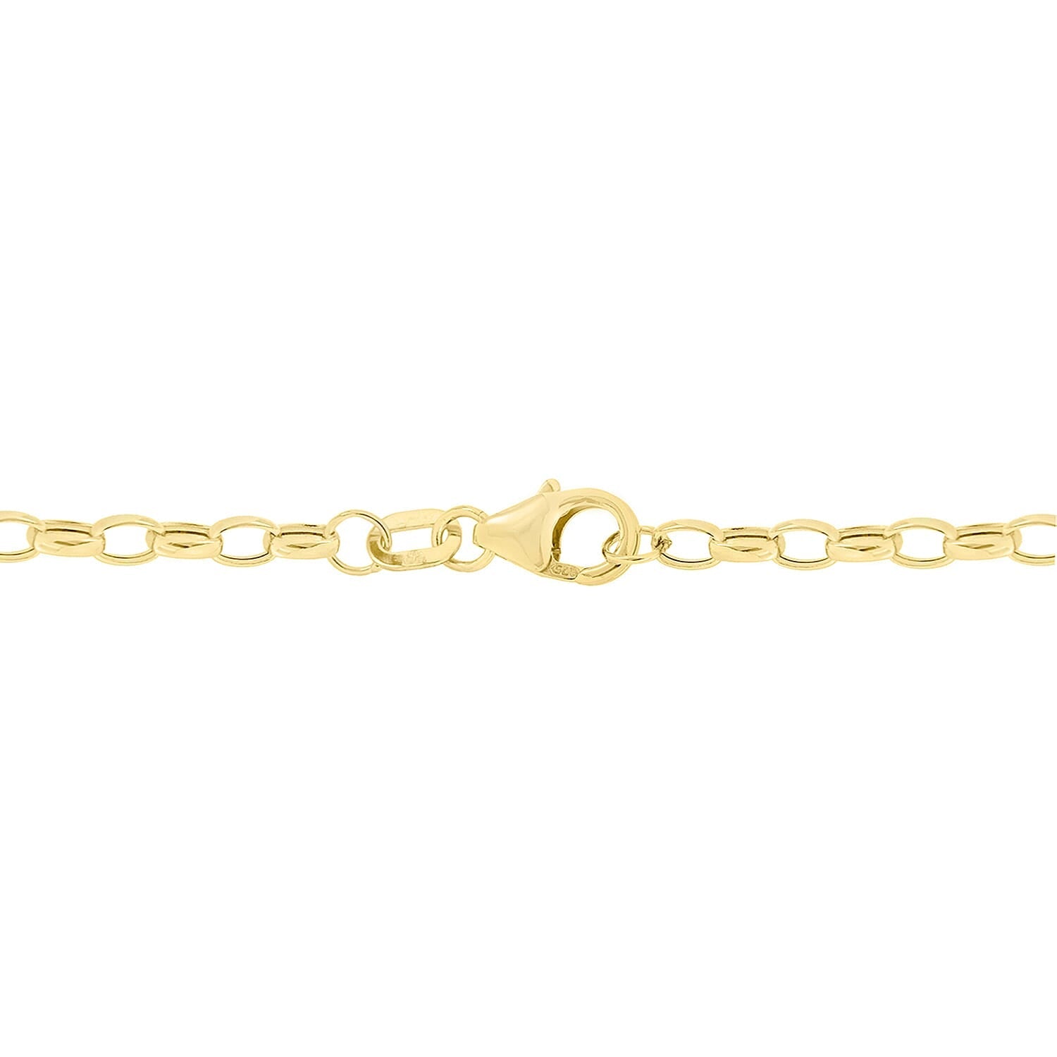 Oval Belcher Chain 20 Inch in 9K Yellow Gold 7578791 5