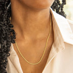 9K Yellow Gold  Chain (Size - 20),  Gold Wt. 3.3 Gms