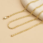 9K Yellow Gold  Chain (Size - 20),  Gold Wt. 3.3 Gms