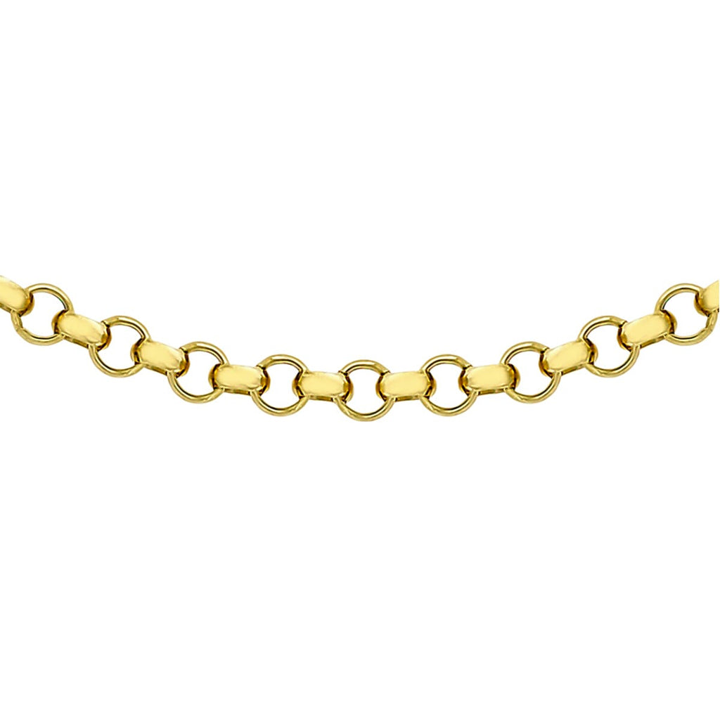 Vicenza Closeout - 9K Yellow Gold Belcher Chain (Size - 20), Gold Wt. 3.6 Gms