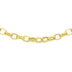 Italian Made-9K Yellow Gold Belcher Necklace (Size - 20), Gold Wt. 4.01 Gms