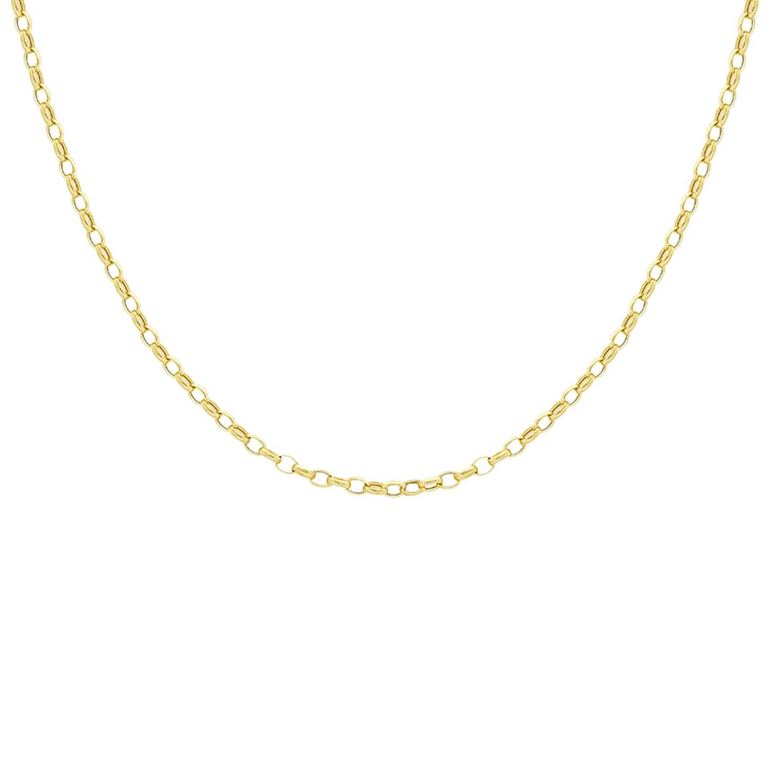 Italian Made-9K Yellow Gold Belcher Necklace (Size - 20), Gold Wt. 4.01 Gms 7763463 1