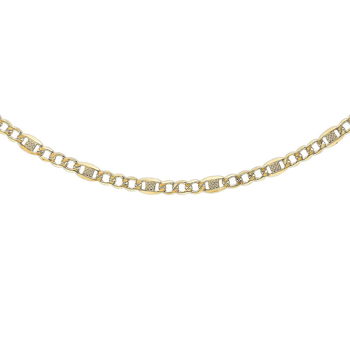3.6mm Rambo Curb Chain 20 Inch in 9K Yellow Gold 7578180 1