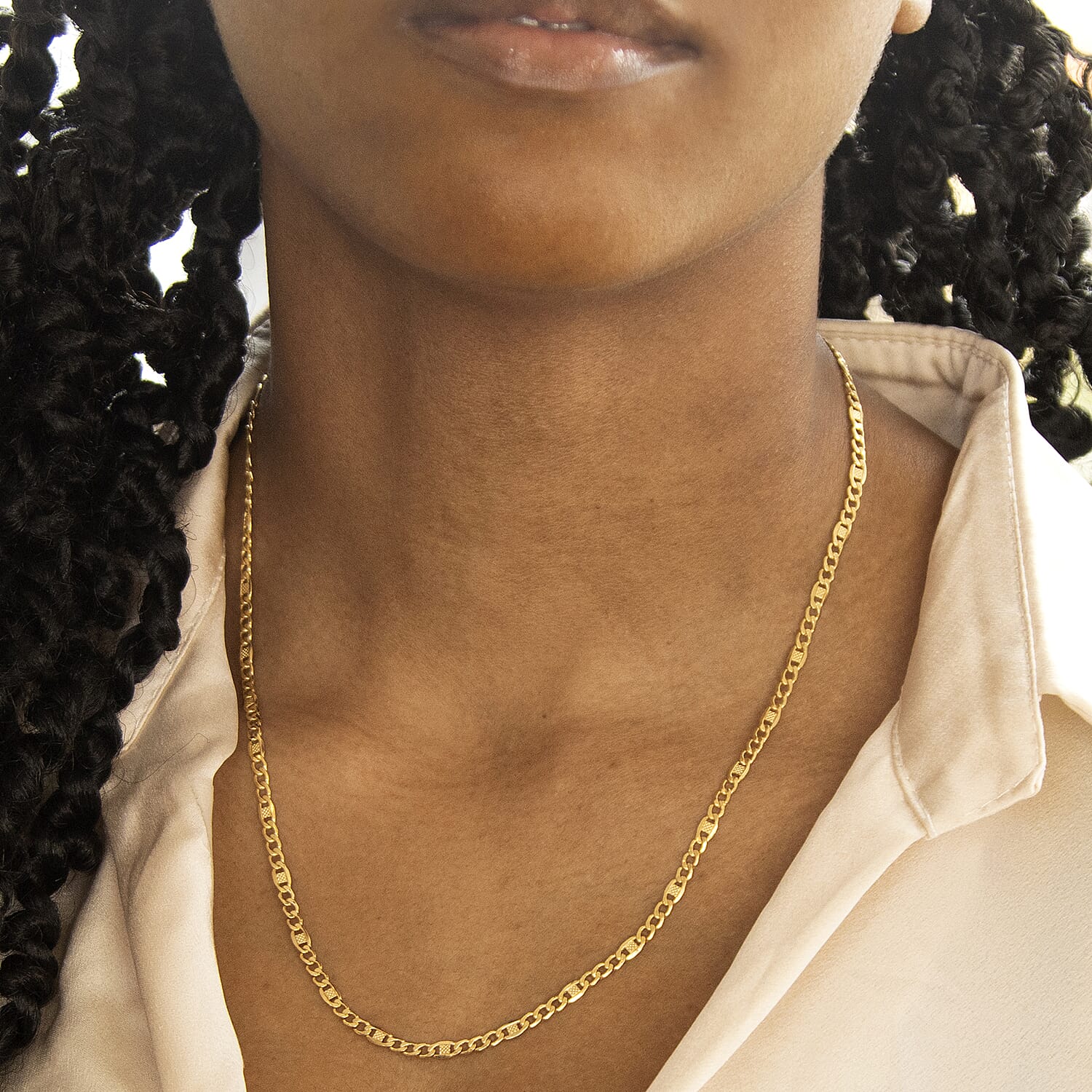 3.6mm Rambo Curb Chain 20 Inch in 9K Yellow Gold 7578180 1
