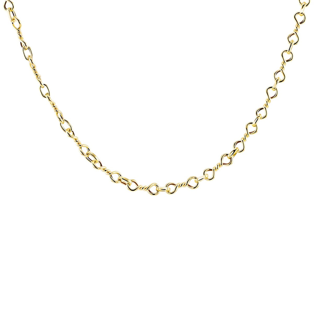 9K Yellow Gold Double Twist Chain (Size - 20), Gold Wt. 6.30 Gms.