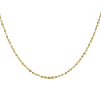 9K Yellow Gold  Chain (Size - 20),  Gold Wt. 6.5 Gms