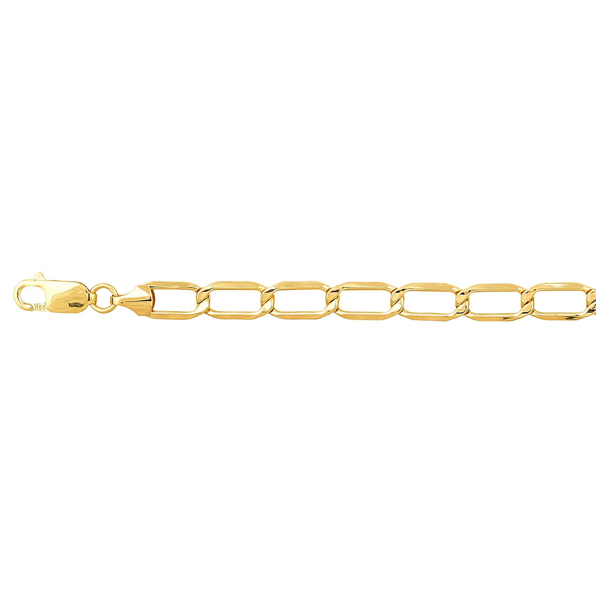 Vicenza Closeout - 9K Yellow Gold Square Necklace (Size - 20), Gold Wt. 7.30 Gms. 7994860 0