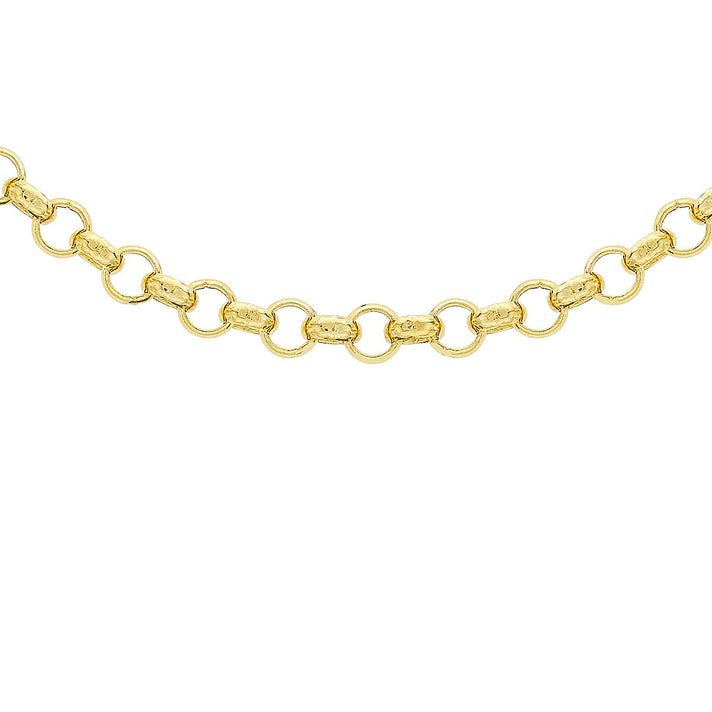 Round Belcher Chain 20 Inch in 9K Yellow Gold 7578943 1