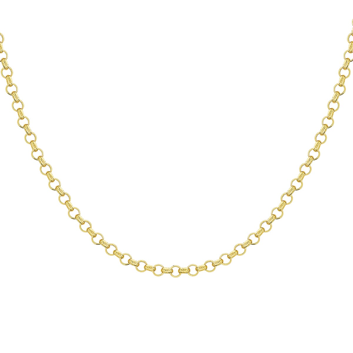 Round Belcher Chain 20 Inch in 9K Yellow Gold 7578943 2