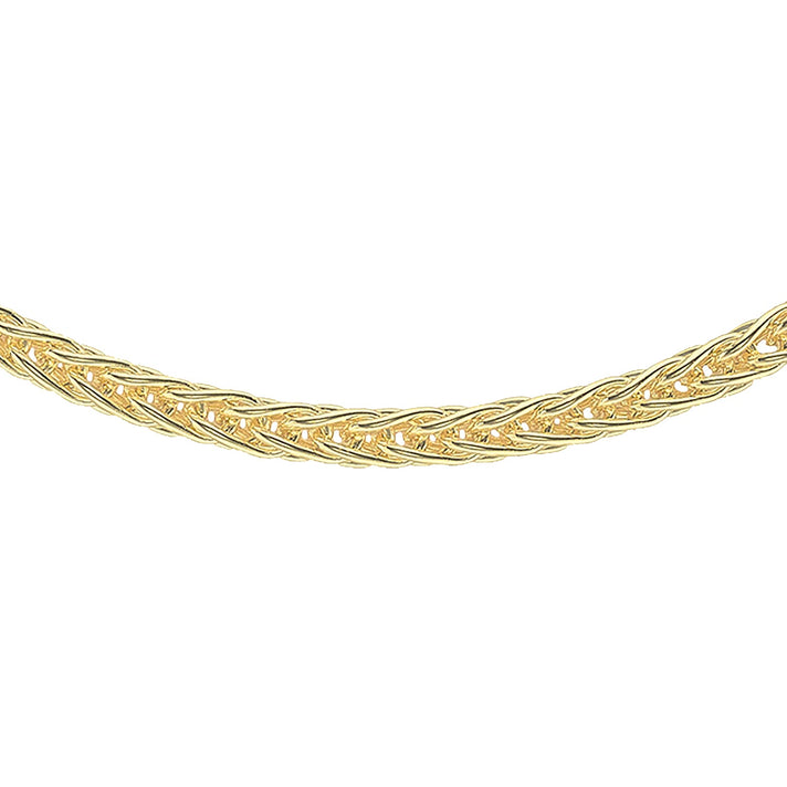3mm Spiga Chain 20 Inch in 9K Yellow Gold 7582374 1