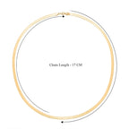 Vicenza Closeout - 9K Yellow Gold Herringbone Chain (Size - 20), Gold Wt. 7.50 Gms