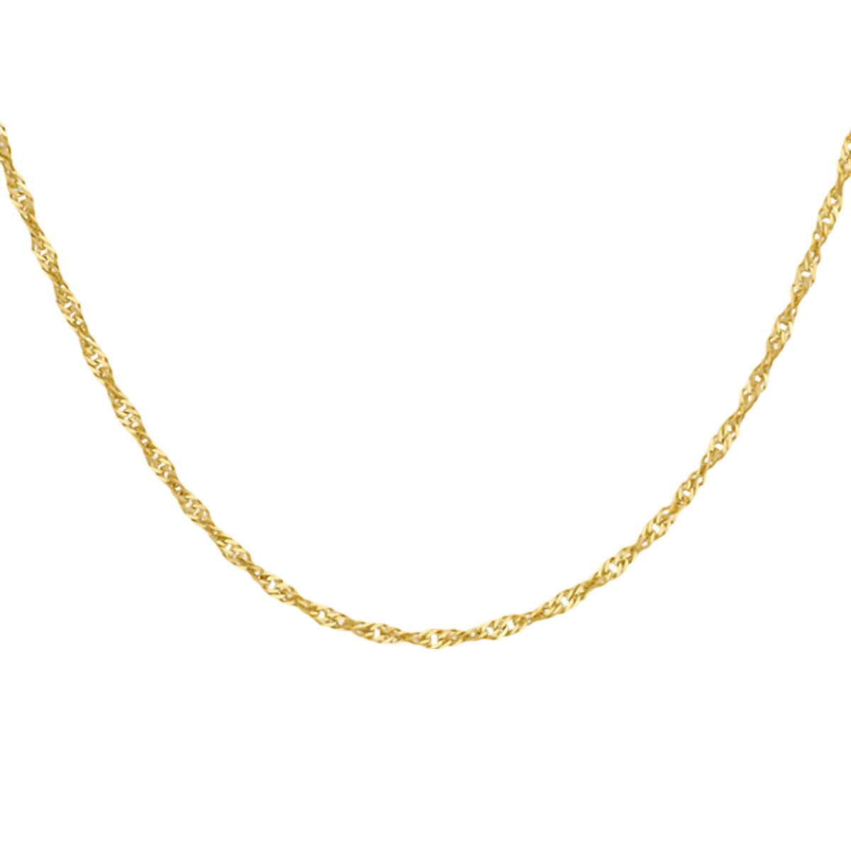 9K Yellow Gold  Chain (Size - 22),  Gold Wt. 1.1 Gms 7768293 1