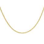 9K Yellow Gold  Chain (Size - 22),  Gold Wt. 1.1 Gms