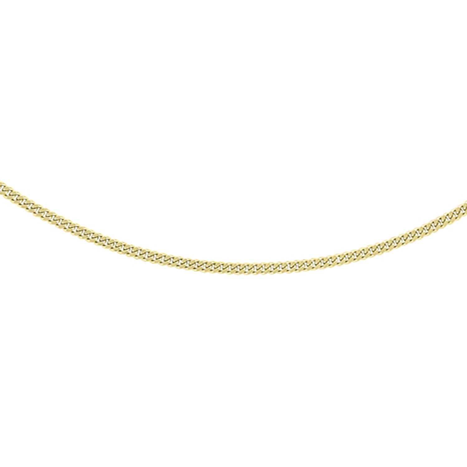 24 Adjustable Heart Slider Curb Chain 22 Inch in 9K Yellow Gold 7577775 0