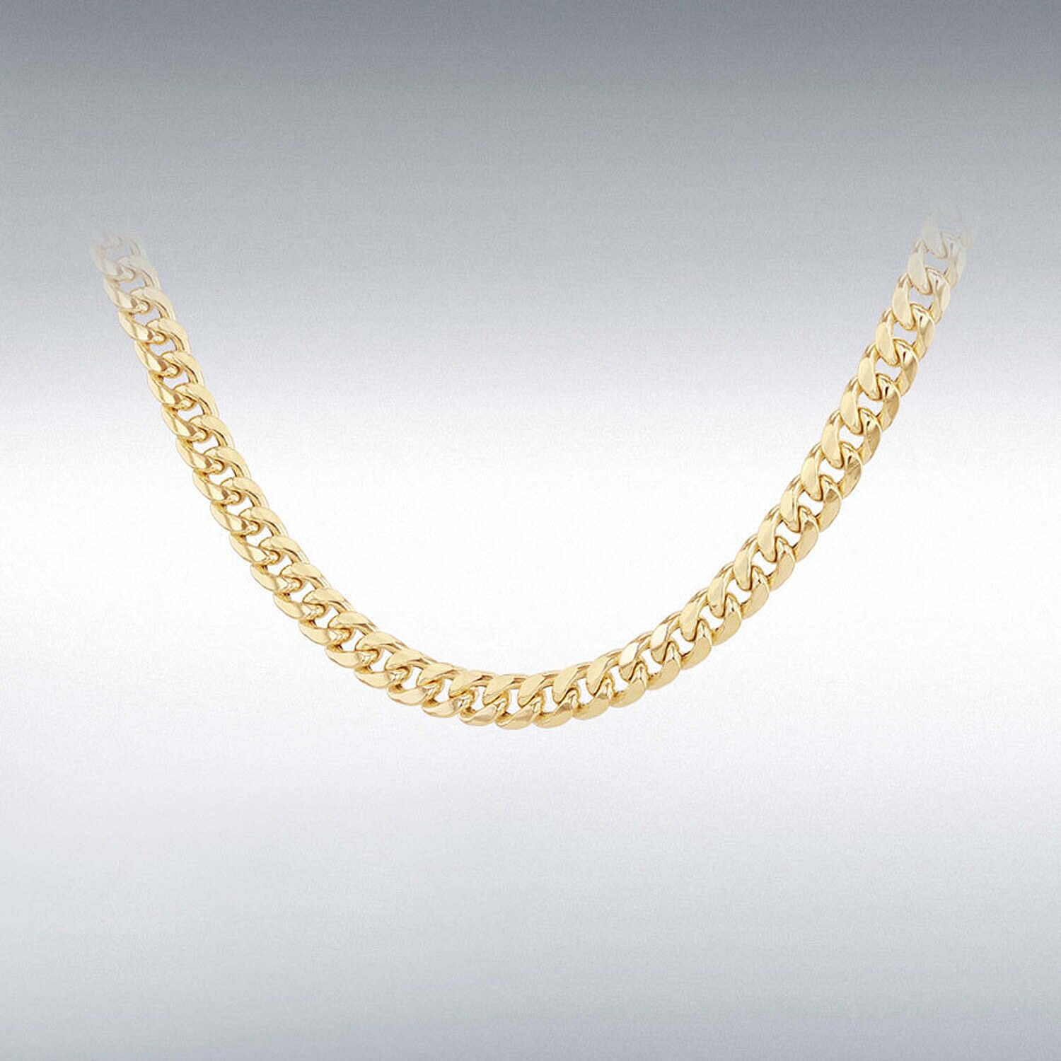 9K Yellow Gold Curb Chain (Size - 22), Gold Wt. 18.9 Gms 7854366 1