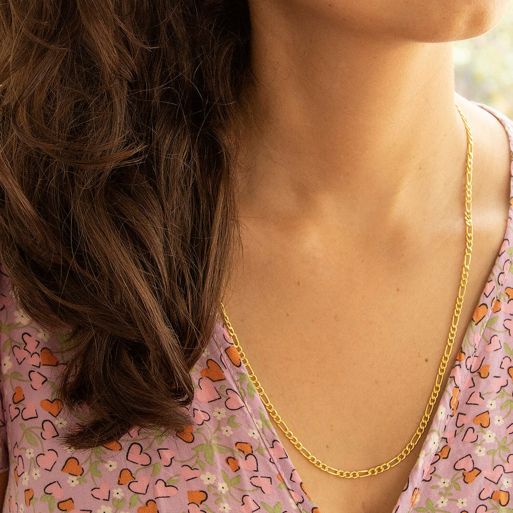 9K Yellow Gold  Chain (Size - 22),  Gold Wt. 3.7 Gms