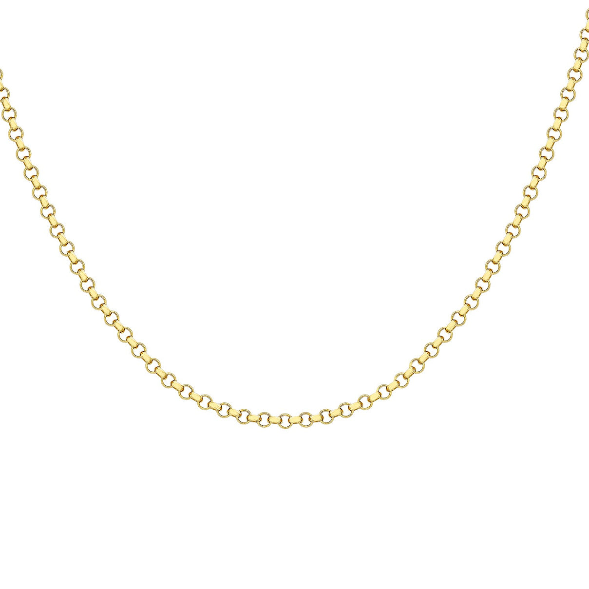 Round Belcher Chain 22 Inch in 9K Yellow Gold 3.9g 7578764 4