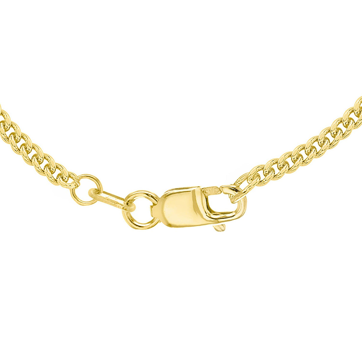 Diamond Cut 2MM Curb Chain 22 Inch in 9K Yellow Gold 6.9g 7577839 4