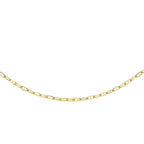 9K Yellow Gold Chain (Size - 24), Gold Wt.0.99 Gms
