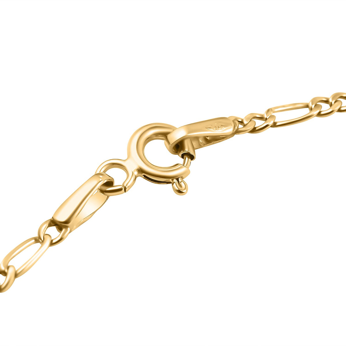 Closeout Deal - 9K Yellow Gold Figaro Chain (Size - 24) with Spring Ring Clasp 7535274 3