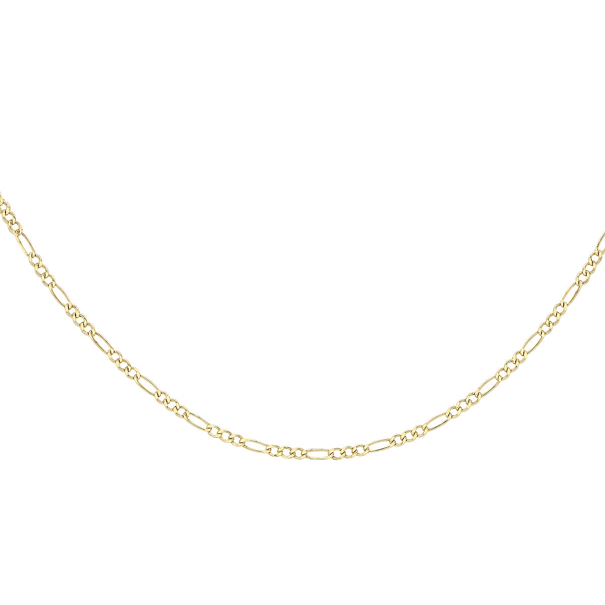Figaro Chain 24 Inch in 9K Yellow Gold 7579432 2