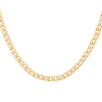 9K Yellow Gold Curb Necklace (Size 24) with Lobster Clasp, Gold Wt. 19.33 Gms.