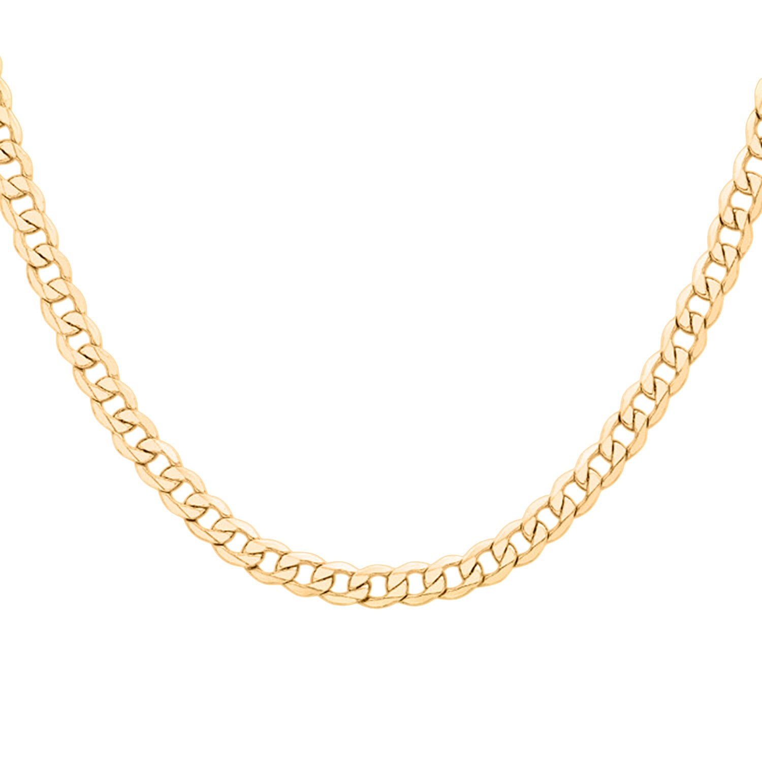 9K Yellow Gold Curb Necklace (Size 24) with Lobster Clasp, Gold Wt. 19.33 Gms. 8356458 0