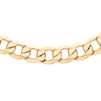 9K Yellow Gold Curb Necklace (Size 24) with Lobster Clasp, Gold Wt. 19.33 Gms.