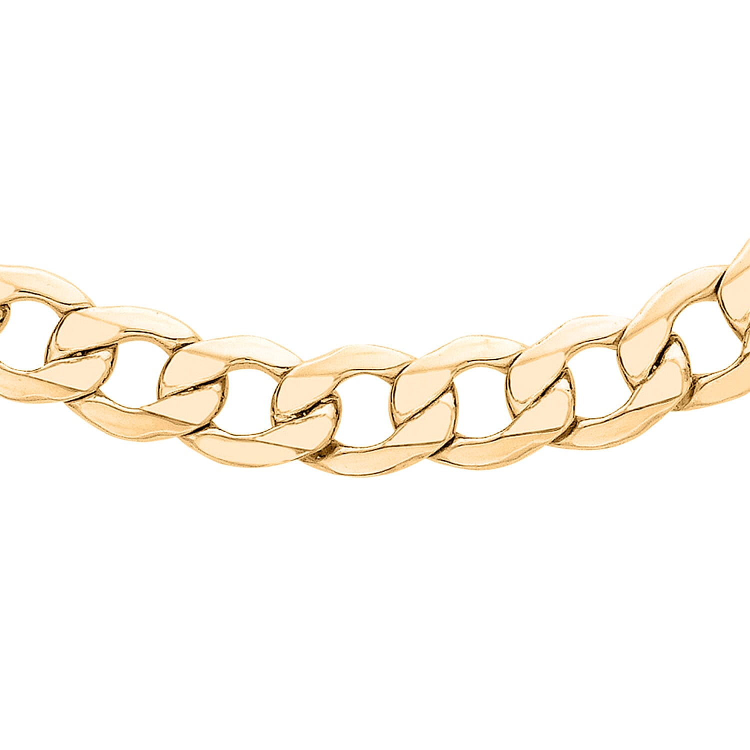 9K Yellow Gold Curb Necklace (Size 24) with Lobster Clasp, Gold Wt. 19.33 Gms. 8356458 1