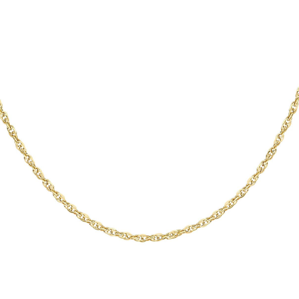 Diamond Cut Prince of Wales Chain 24 Inch in 9K Yellow Gold 7582280 0