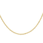 9K Yellow Gold  Chain (Size - 24),  Gold Wt. 2.4 Gms