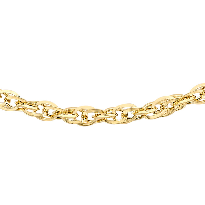 Diamond Cut Prince of Wales Chain 24 Inch in 9K Yellow Gold 7582280 2