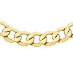 One Time closeout- 9K Yellow Gold Curb Necklace (Size - 24), Gold Wt. 26.4 Gms