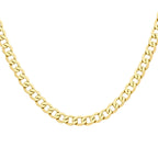 One Time closeout- 9K Yellow Gold Curb Necklace (Size - 24), Gold Wt. 26.4 Gms