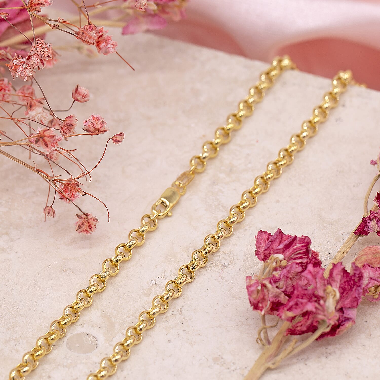 Round Belcher Chain 24 Inch in 9K Yellow Gold 7578773 2