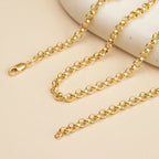 9K Yellow Gold  Chain (Size - 24),  Gold Wt. 4.2 Gms